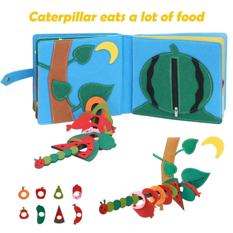 Toddlers Montessori Busy Board | Farm & Animal Scene Storytelling Quiet Book - Image 3