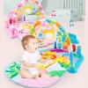 Musical Baby Activity Gym Rack Play Mat | Baby Crawling Game Pad with Piano & Lights | Infant Playmat Gift